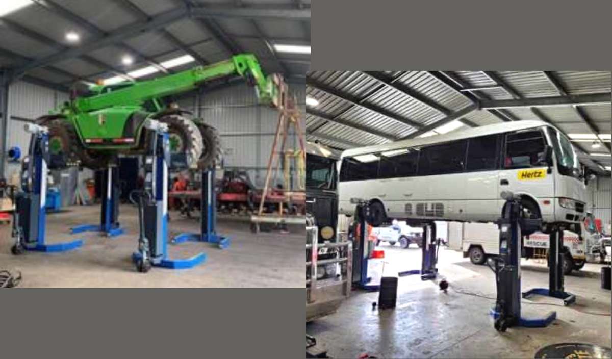 Busses and Farm equipment are easily serviced in our Heavy Vehicle Service Centre